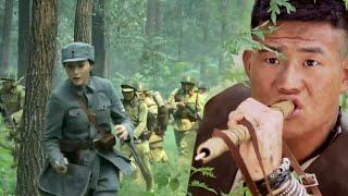 日軍追擊女兵，獵人憑空出現，殺得日軍慘叫不斷 ️ 抗日 | Kung Fu | Action