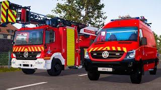 Emergency Call 112 - Paris Firefighters, Fire Brigade Truck First Respoding! 4K