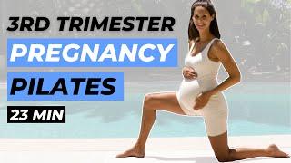 PRENATAL PILATES WORKOUT 3rd Trimester | 23 MIN Pregnancy Pilates Third Trimester