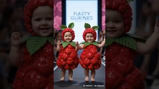 Kids Fashion show #trending #childrensmusic #shorts #runway #ai #cutebaby