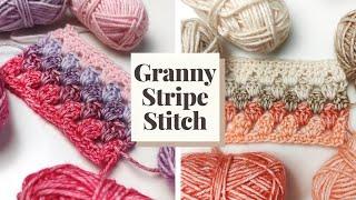 How to Crochet Granny Stitch - Easy Tutorial for Beginners