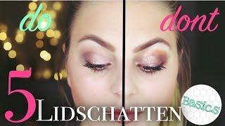 LIDSCHATTEN AUFTRAGEN! 5 Basics deutsch 