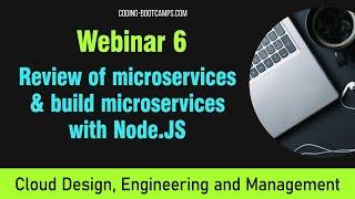 Review of microservices and build microservices with Node.js