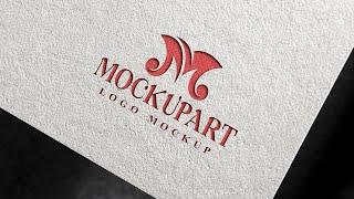 How to make Embossed logo mockup | Photoshop Mockup Tutorial