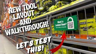 HOME DEPOT TOOL AISLE WALKTHROUGH, NEW TOOLS+DEALS + WE TEST THE SCAN TO GET A TOOL SIGN (ITS AWFUL)