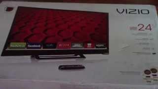 UNBOXING VIZIO E241i B1 24 Inch 1080p 60Hz Smart LED HDTV