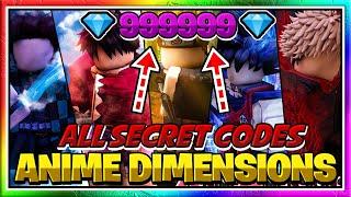 (HIDDEN CODES) All Codes In Anime Dimensions Roblox