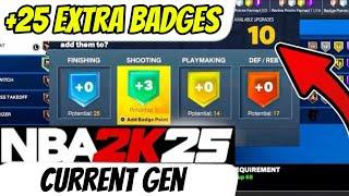 +25 EXTRA BADGES ON 2K25 CURRENT GEN…