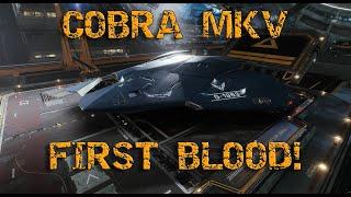 First Blood!!! | Cobra Mk V | Elite: Dangerous