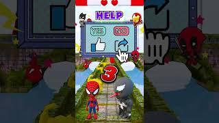 GTA V New Epic Punch Run  Red Spidey vs Venom Funny Challenge Marvel Spider-man! #gta