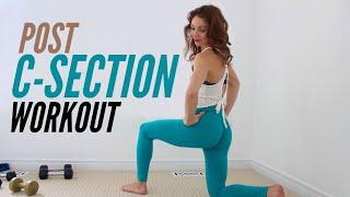 Post C-Section Workout For Full Body Strength & Weight Loss (BODY WEIGHT WORKOUT)