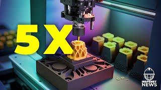 Crean TECNOLOGÍA de IMPRESIÓN 3D 5 VECES MÁS RÁPIDO | INSPENET NEWS