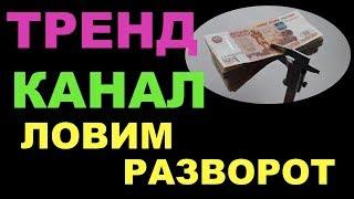 Линия тренда и разворот тренда по Сперандео. Торговля без индикаторов