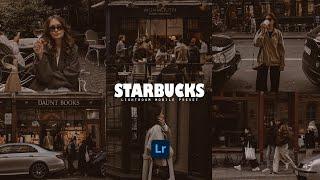 Starbucks - Free Lightroom Mobile Presets | Starbucks Preset | Brown Filter | Brown Tone Preset