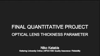 Final Quantitative Project - Optical Lens Thickness Parameter