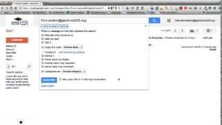 Organizing Gmail with Filters