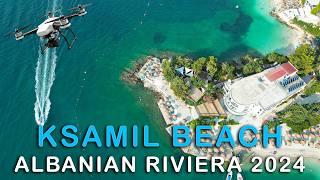 Ksamil Beach, Saranda 2024 By Drone - One of most beautiful beaches in Albanian Riviera