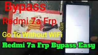 Redmi 7a Google Account/FRP Bypass Without PC || Redmi 7A (M1903C3EI) FRP Unlock or Google Account