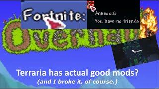 Some Terraria mods that's actually good... (Terraria overhaul, mod of redemption, fargo's mod...)