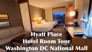 Hyatt Place Washington DC National Mall - Hotel Room Tour and Hyatt Free Breakfast