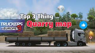 Unveiling The top 3 secrets of the Quarry Map in Truckers of Europe 3 !