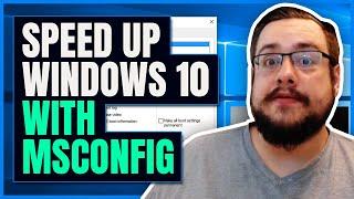 Speed Up Windows 10 with MSCONFIG