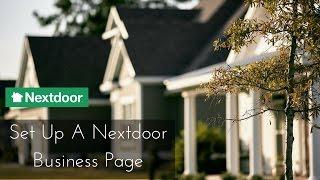 Set Up A Nextdoor Business Page To Reach Local Customers