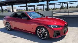 Introducing the 2025 M440i Convertible in Vegas Red | 4K