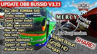 UPDATE OBB BUSSID V3.7.1 SOUND MERCY OH 1526 KREKET SUOSS | GRAFIK 4K | BUS SIMULATOR INDONESIA