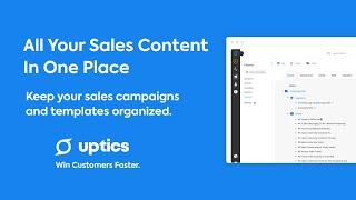 Uptics Demo:  View, Manage, and Create Campaigns on a Single Screen!