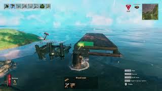 Valheim: Building A Dock/Boathouse Part 1