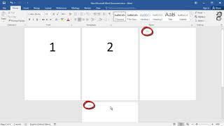 How to start header and footer from page 2 or 3 in Word