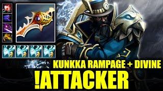  RAMPAGE & DIVINE - !Attacker - Kunkka - 17 Kills - DOTA 2 Pro Game Highlights