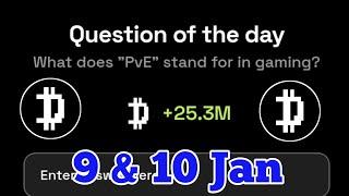 Dropee Question of the day Today 9 & 10 Jan | Dropped Question of the day | Question of the day