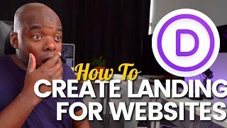 How to create landing pages for your membership websites | Divi theme tutorial