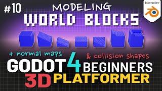 Godot 4 3D Platformer Lesson #10: Modeling World Blocks!