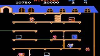 Mappy - Nes - Full Playthrough - No Hits Run