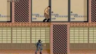 Shinobi arcade gameplay of the last mission and ending