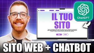 Come creare un Sito Web + Chatbot AI - GRATIS e SENZA CODICE