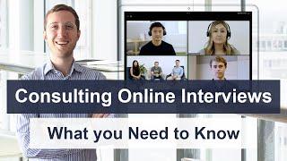 CONSULTING ONLINE INTERVIEWS - How to prepare for Consulting Video Interviews