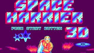 Space Harrier 3-D (SMS) Playthrough longplay video game
