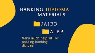 Pass Your Banking Diploma with Ease - These Materials Will Help! ব্যাংকিং ডিপ্লোমা পাশের জন্য সহায়ক