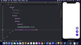 Expandable Floating Action Button FAB In SwiftUI - Floating Action Button FAB In SwiftUI Tutorial