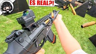 Usé RIFLE REAL en AIRSOFT️ ME BANEAN️  ▬ Yio Airsoft Gameplay ▬ T191 E&L