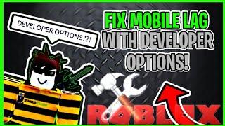 FIX MOBILE LAG WITH DEVELOPER OPTIONS! || Roblox