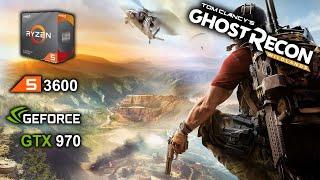 Ghost Recon Wildlands Ryzen 3600 + GTX 970 best settings benchmark