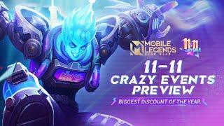 11/11 Crazy Events Preview | Event Trailer | Mobile Legends: Bang Bang!