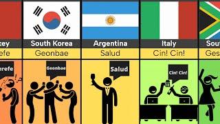How to Say “Cheers” in Different Countries