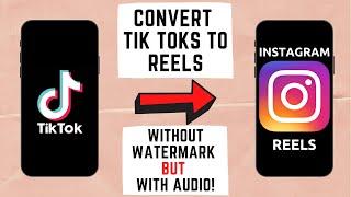 How to REMOVE Tik Tok Watermark + KEEP the Audio | NEW INSTAGRAM REELS UPDATE | Remove Tik Tok Logo