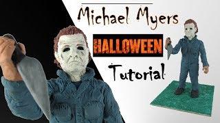 HALLOWEEN Michael Myers Tutorial how do make in clay (Plastilina) fácil y rápido / Easy AND fast